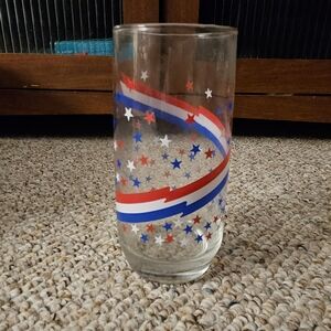 Libbey Patriotic Stars And Stripes Glass